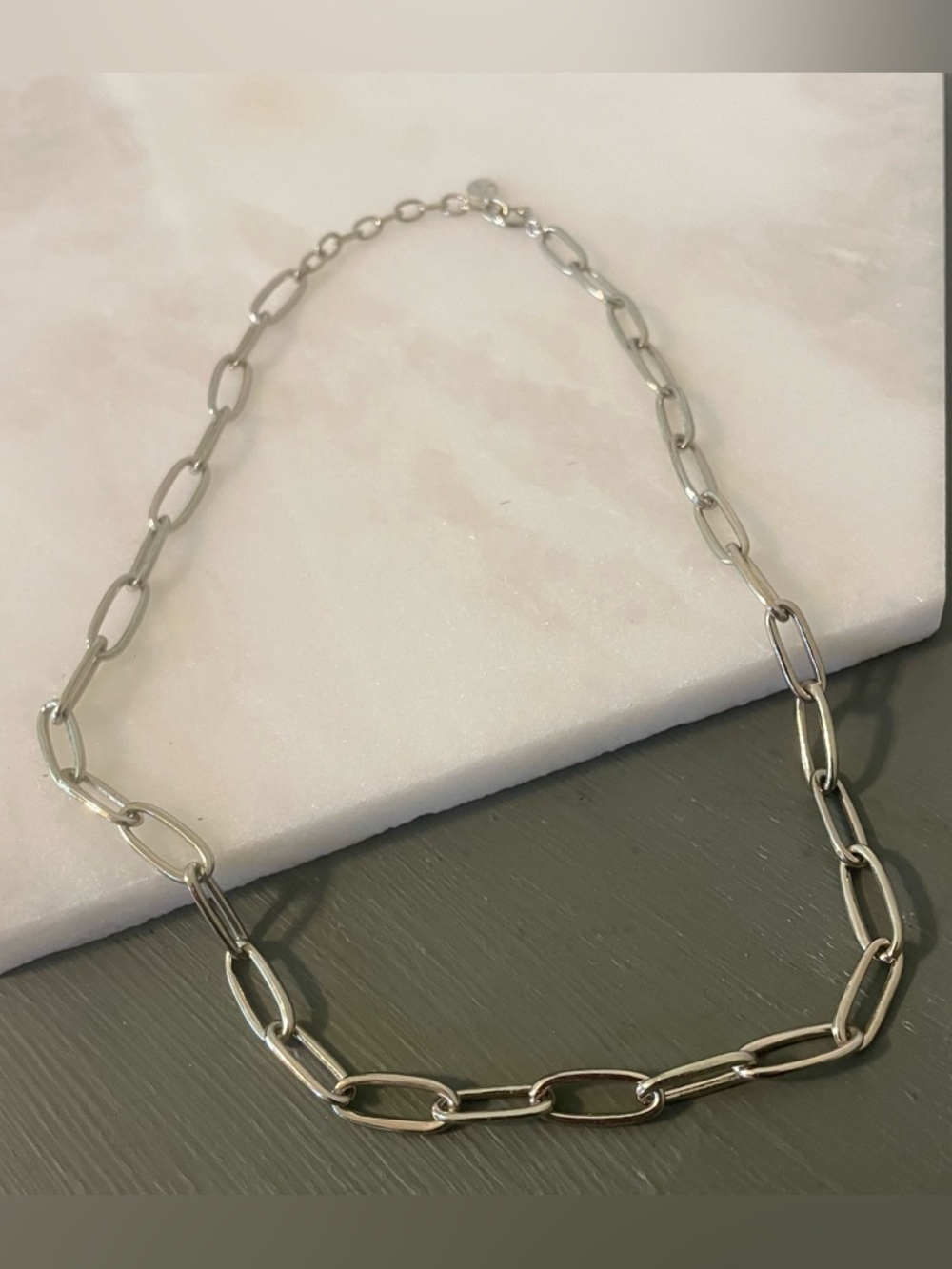Silver Link Necklace - LOFT Women Jewelry - Picture 2 of 4